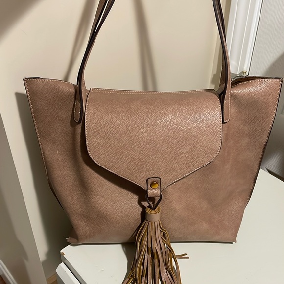 Free People leather tote - Picture 1 of 2